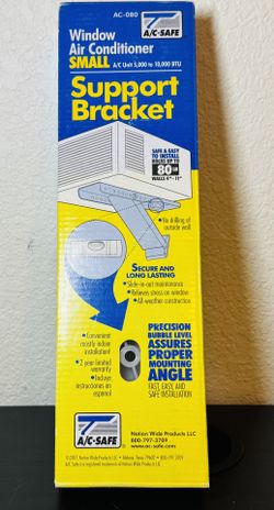 A/C Safe AC-080 Window Air Conditioner Support Bracket for Small Units to 80 lbs