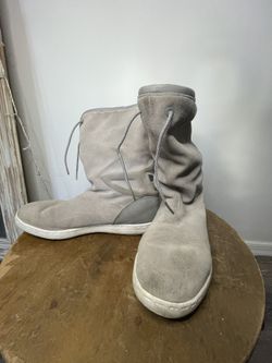 Grey Furred Boots By adidas