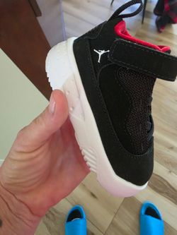 Jordan Toddler High-Top Sneakers Black Red