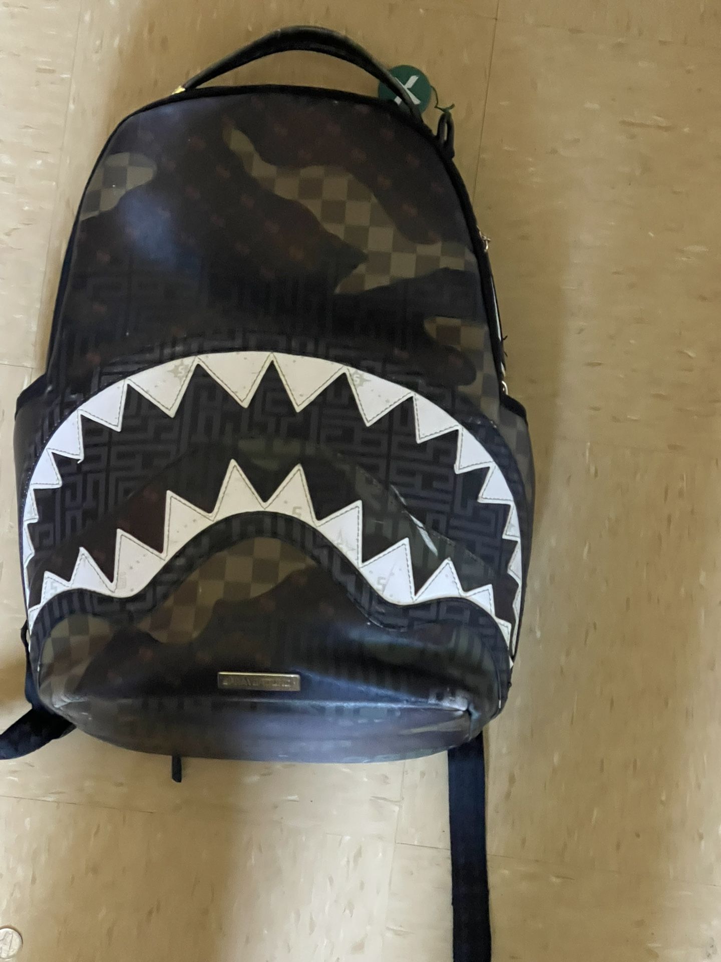 Camo Shark Spray Ground Backpack