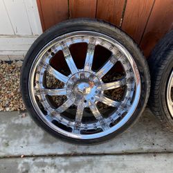 20 Inch Chrome rims
