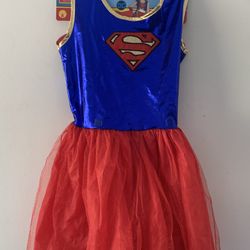 New Supergirl Costume Kids 10/12