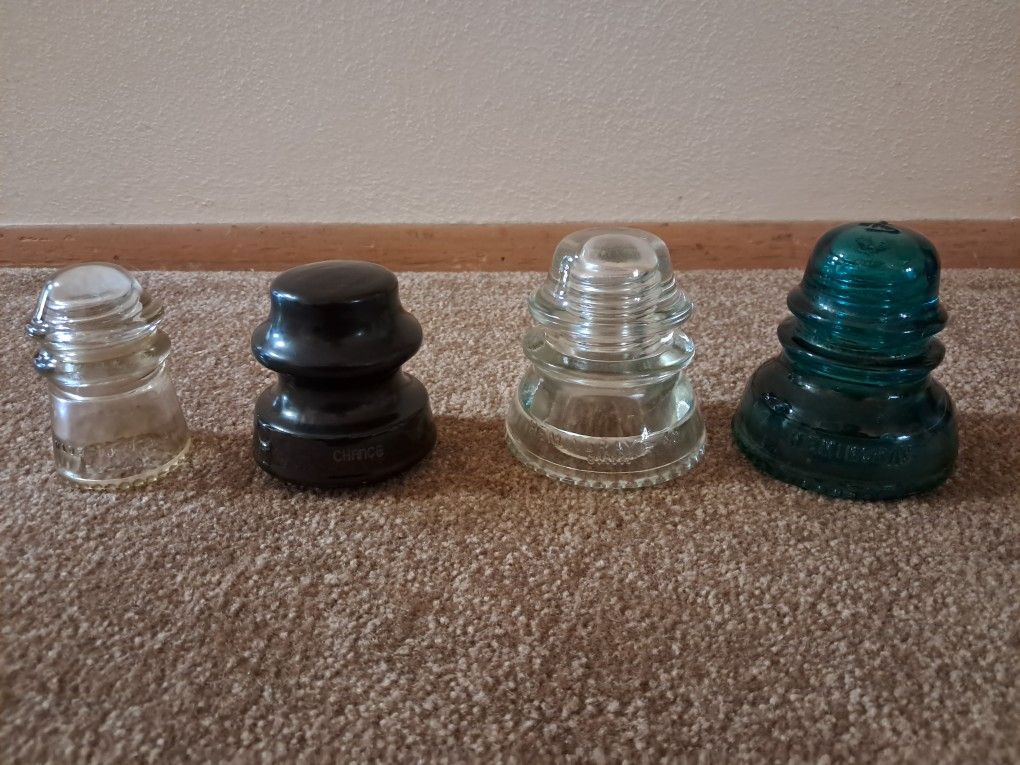 Antique Glass and Porcelain Insulators