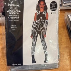 Cyberpunk Catsuit Halloween Costume Adult L/XL