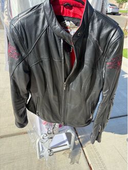 Harley Davidson jacket.