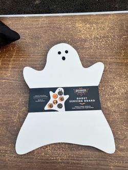 Halloween ghost serving board