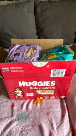 NB + size 2 diapers