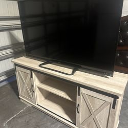 Sharp Aquos 55” Tv And Stand