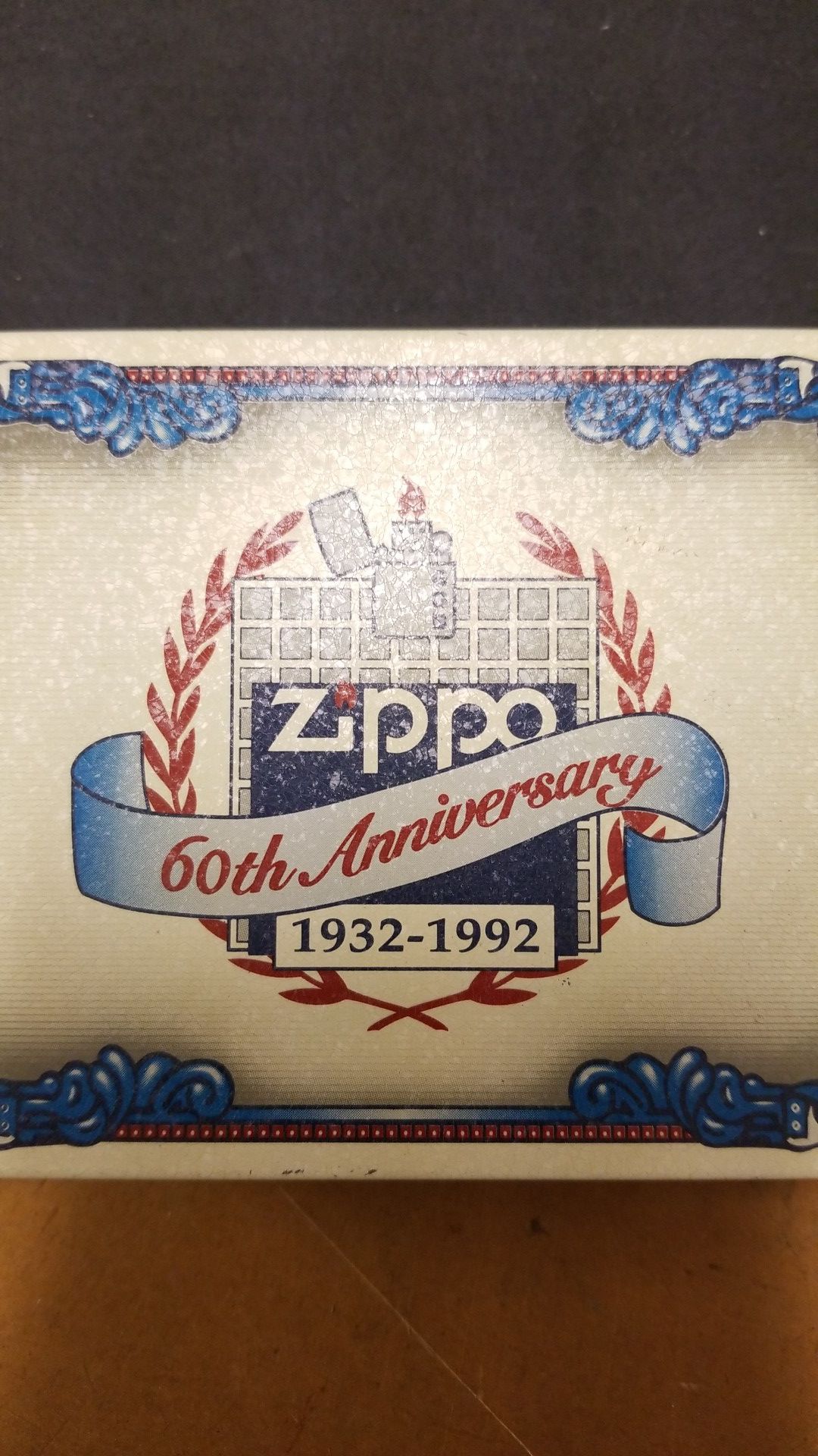 Zippo, 60th Annivesary 1932-1992.