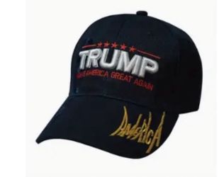 New Embroidered President Donald Trump Signature Hat Ballcap Cap America