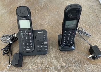 Panasonic Cordless Phone Set With Answering System (set of 2)