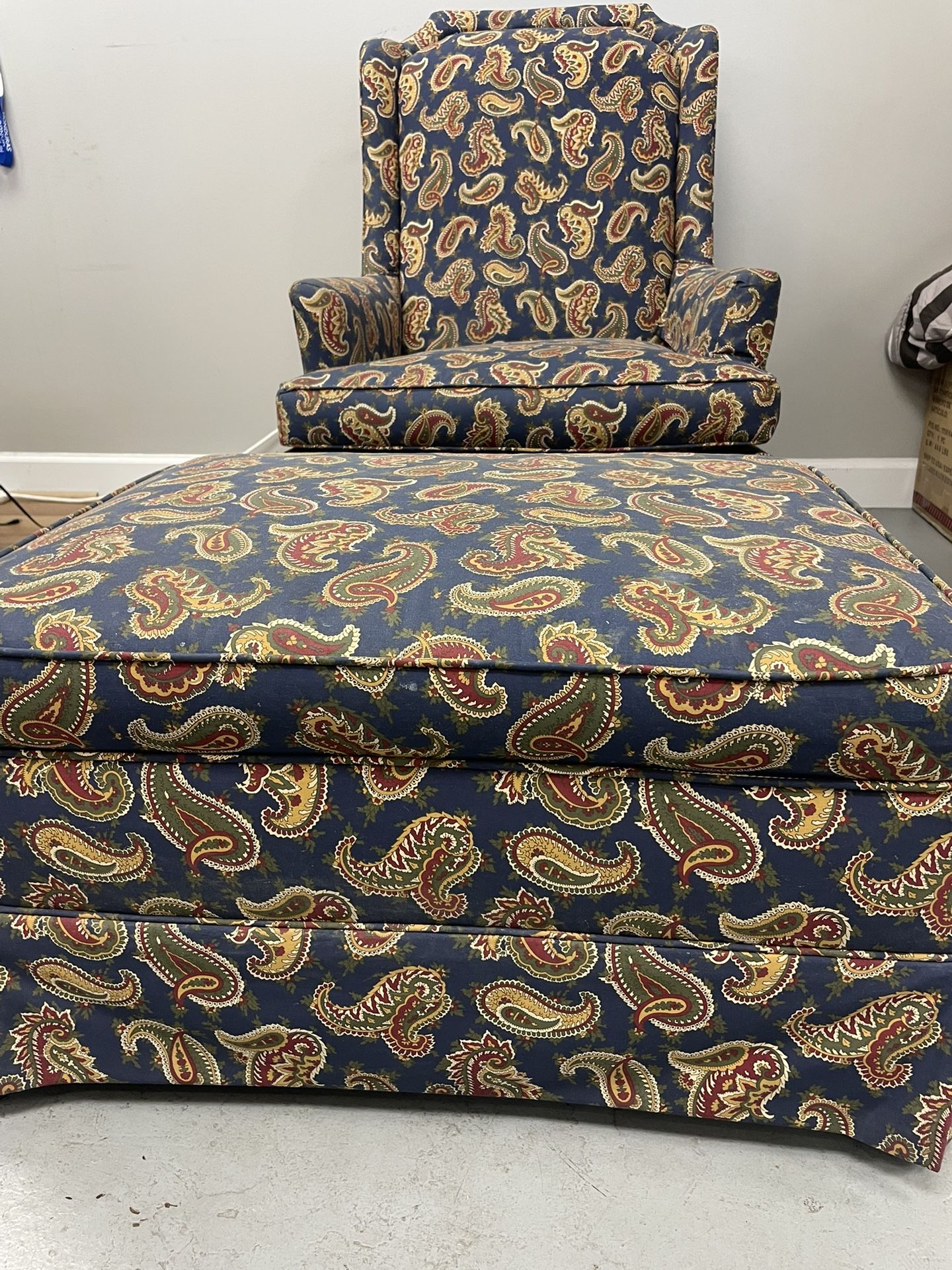 Chair and Ottoman