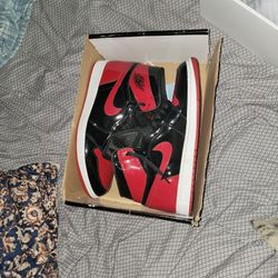 Bred 1s Pantent Leather Sz 13