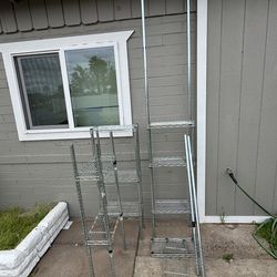 Metal Wire Shelving  – Adjustable / Stackable