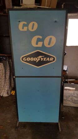 Vintage goodyear sign