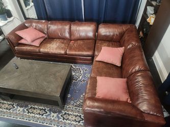 Leather Couches OBO