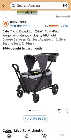 Baby trend wagon stroller 2 in 1