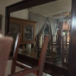 Wood Famed  Mirror Cherrywood 