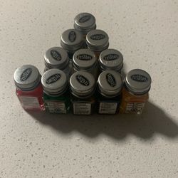 Variety Of Enamel Paints