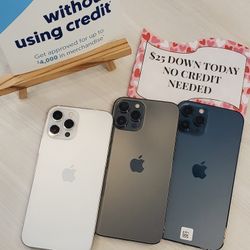 Apple IPhone 12 Pro Max T-mobile And Metro Pcs - Payment Plan Available For As Low As $25