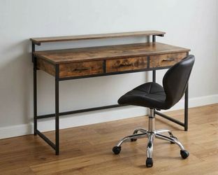 Desk with office chair