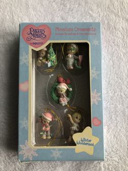 Precious Moments by Enesco Winter Wonderland miniature ornaments