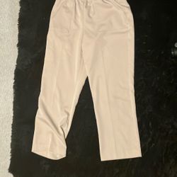 Alfred Dunner Beige Pants