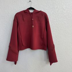 Nike Fringe Hoodie Crop Top Size Medium