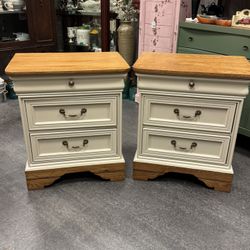 Pair Of Newly Refinished Nightstands 