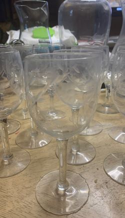Princess House Glassware Wine Cups