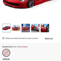 Car Bed -corvette 