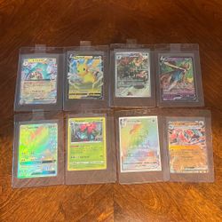 8 Pokémon Cards Rare