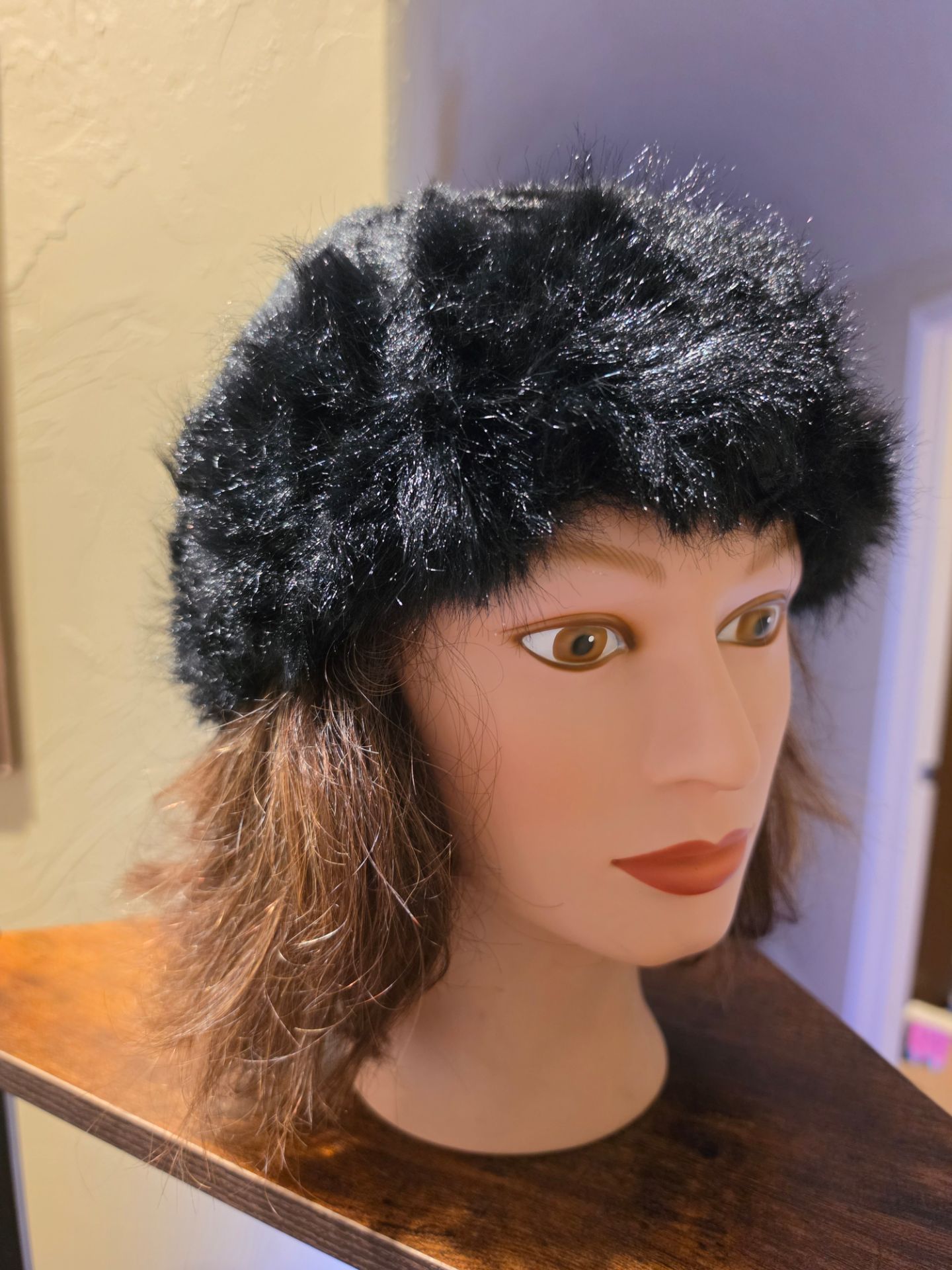 NEW Fuzzy Faux Fur Bucket Hats β $5 Each or 2 for $8 (Black, Unisex)
