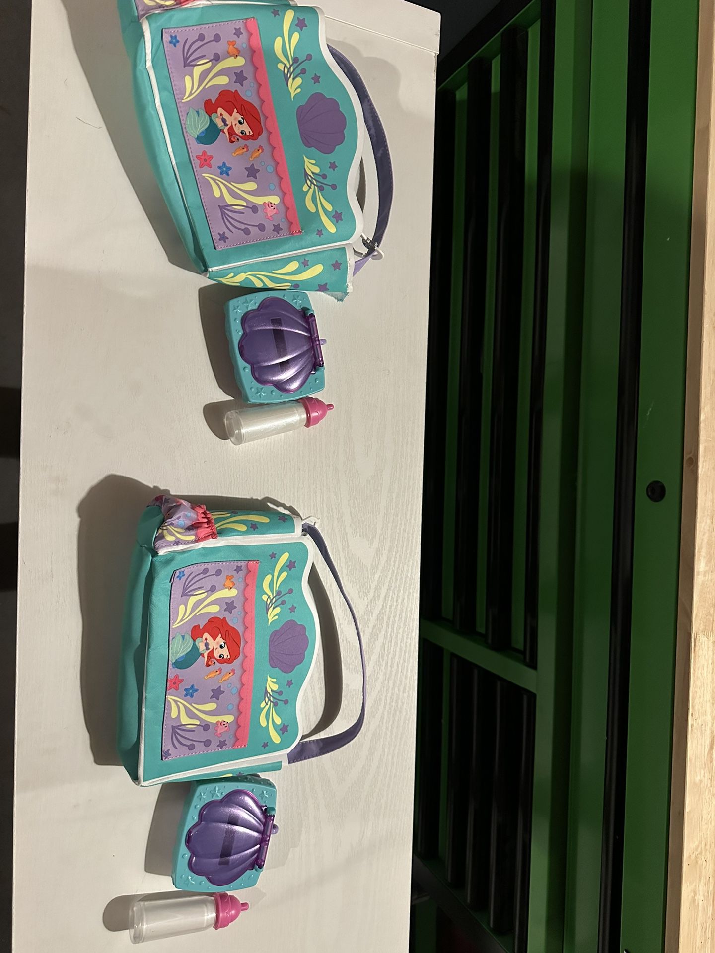 Disney Ariel Diaper Bag Toy Doll 