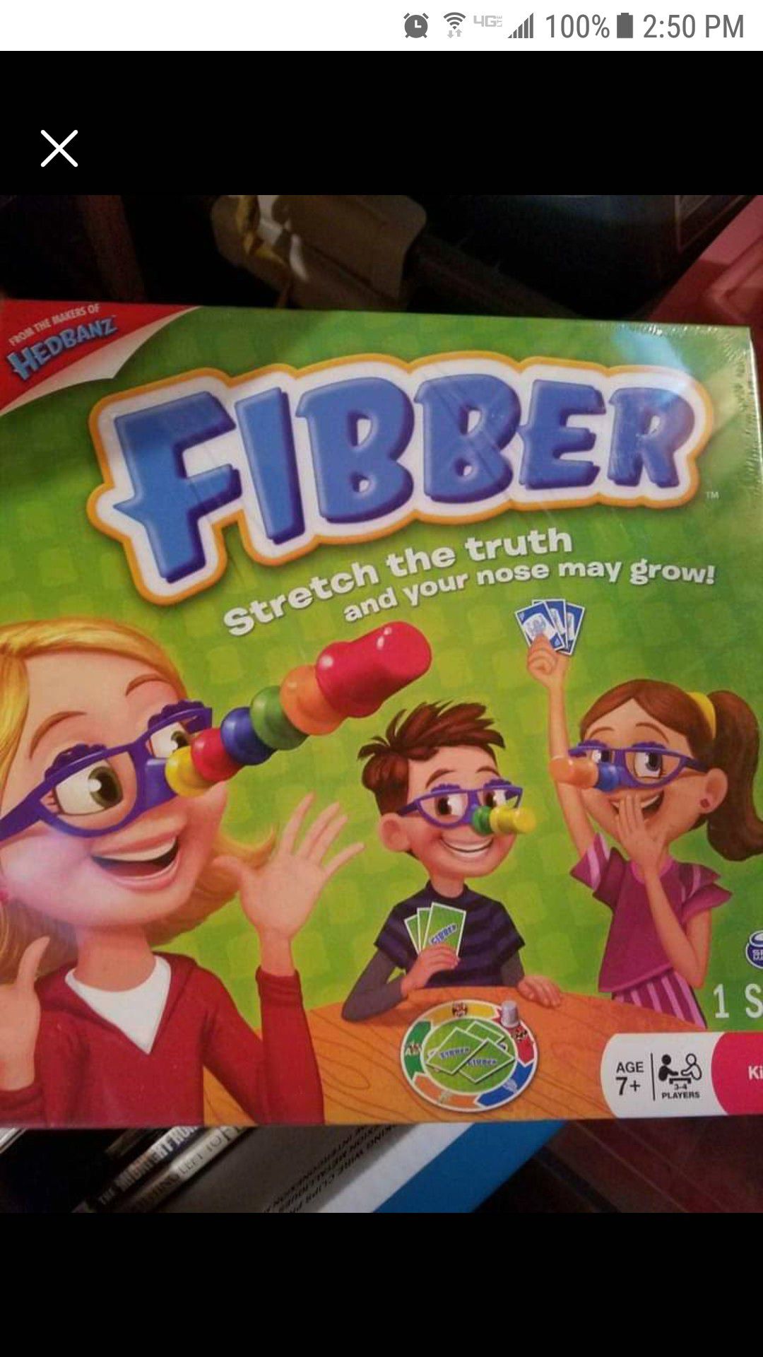 Fibber Kids Board Game