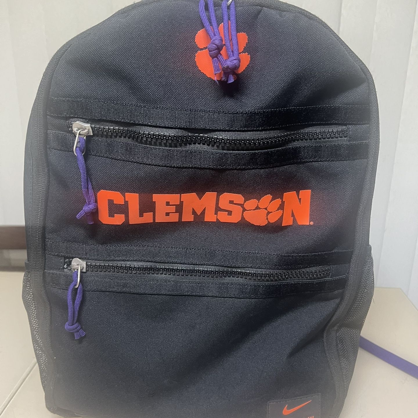 black nike clemson backpack Nike Clemson Tigers Team Issued Utility Heat Backpack Minor Blemish. Used  in good condition with minor cosmetic blemishes associated with normal  usage for Sale in Zephyrhills, FL