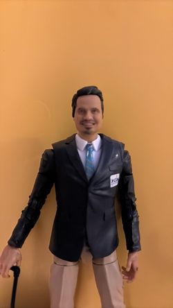 Action Figure in Suit with Name Badge