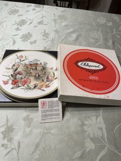 NIB 1960’s Pimpernel English Cottage Acrylic & Cork 10” Placemats