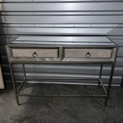 Mirror Vanity Desk 45”W x 15.75”D x 32.25”H