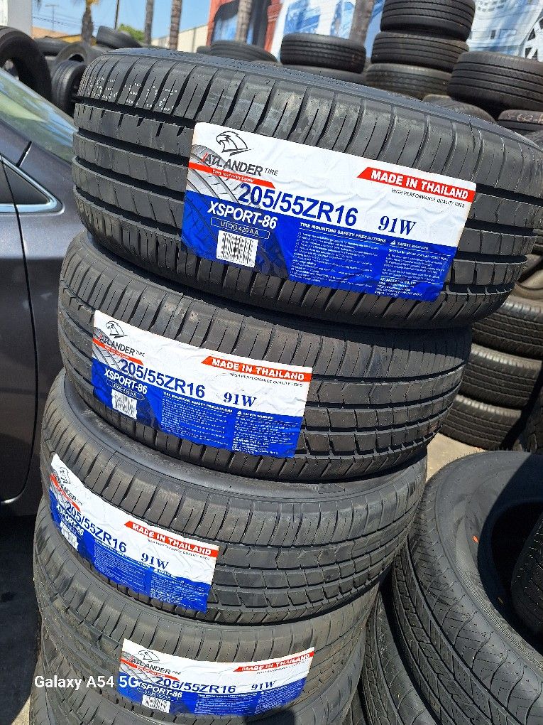 ATLANDER NEW FOR TIRES $350 //205/55/16