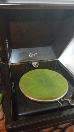 Antique Edison Disc Phonograph 
