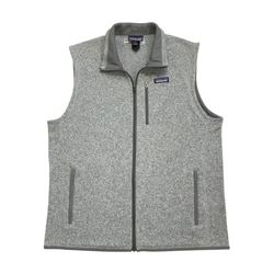 PATAGONIA BETTER SWEATER VEST LARGE L MENS GRAY FLEECE JACKET SWEATSHIRT ZIP UP