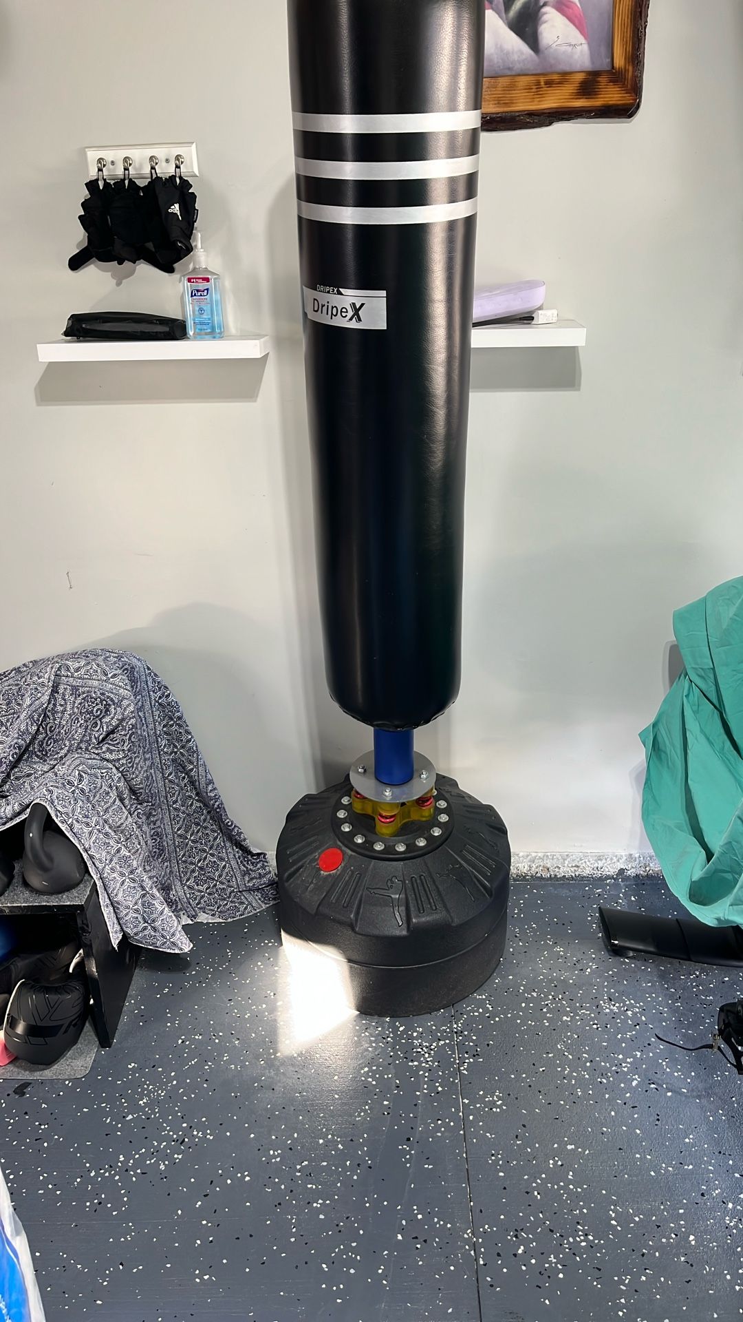 Punching Bag With Gloves