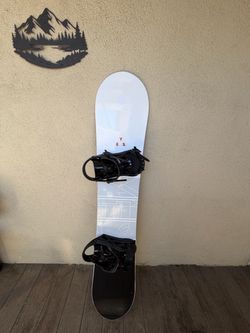 YES Snowboard and Rossi Bindings