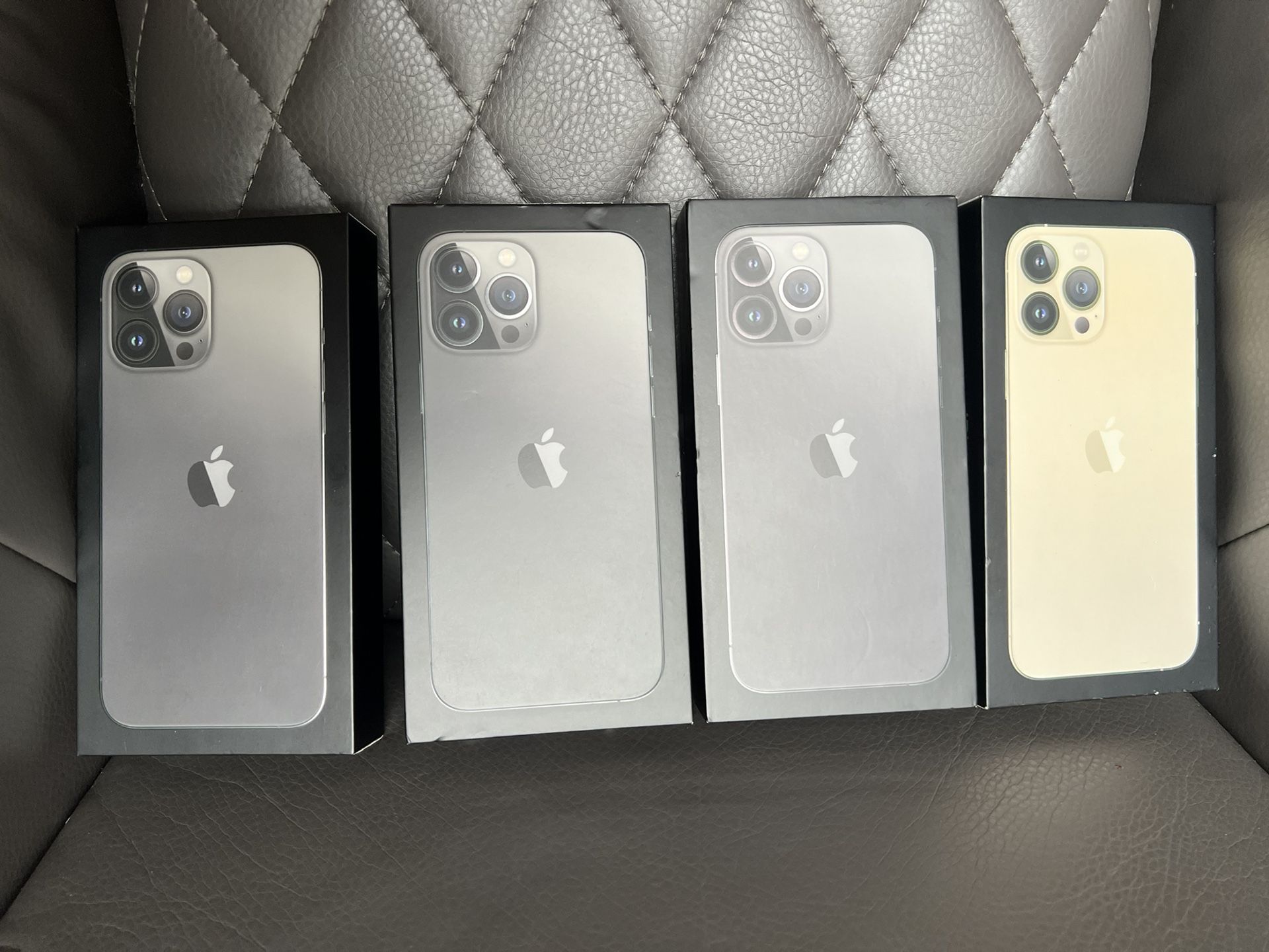 Empty iPhone 13 Pro Max Boxes