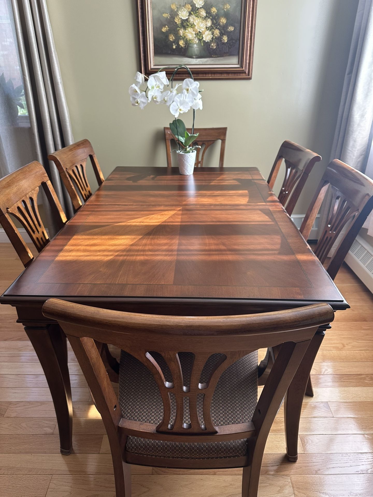 Solid Wood Table And Chairs 