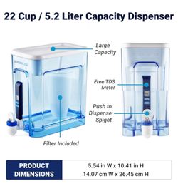 Brand New ZeroWater 22-Cup Water Filter Dispenser