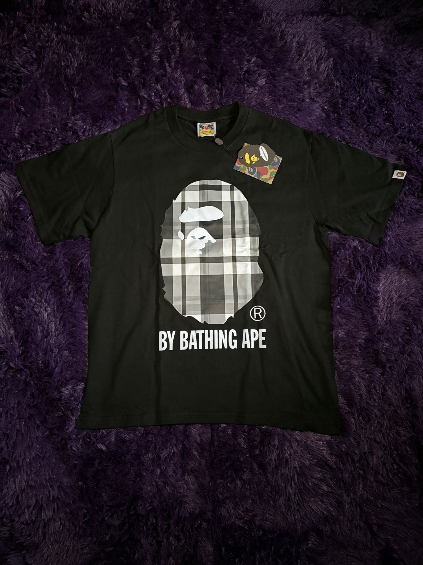 Black Bape Burberry Tee