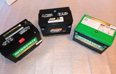 3 NEW BATTERIES ** Two Interstate Gold - 1 Super Start
