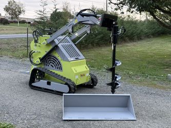 Mini Skid Steer - High Tracks - Auger - Bucket - V-Twin Engine *Brand NEW*